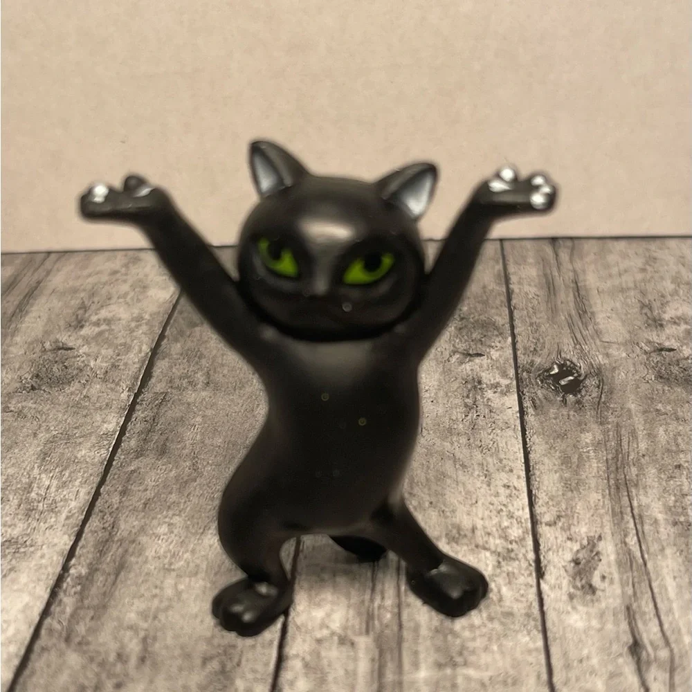 Colorful Cat Figurine Set